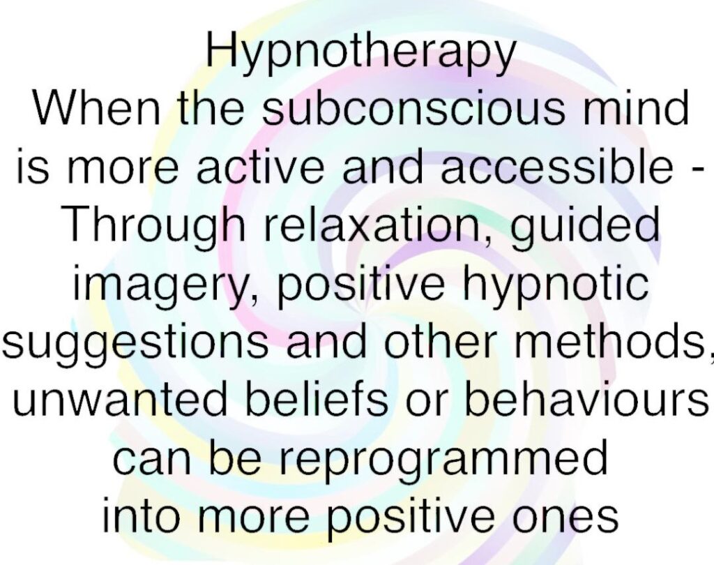 Hypnotherapy - Subconscious mind is more active