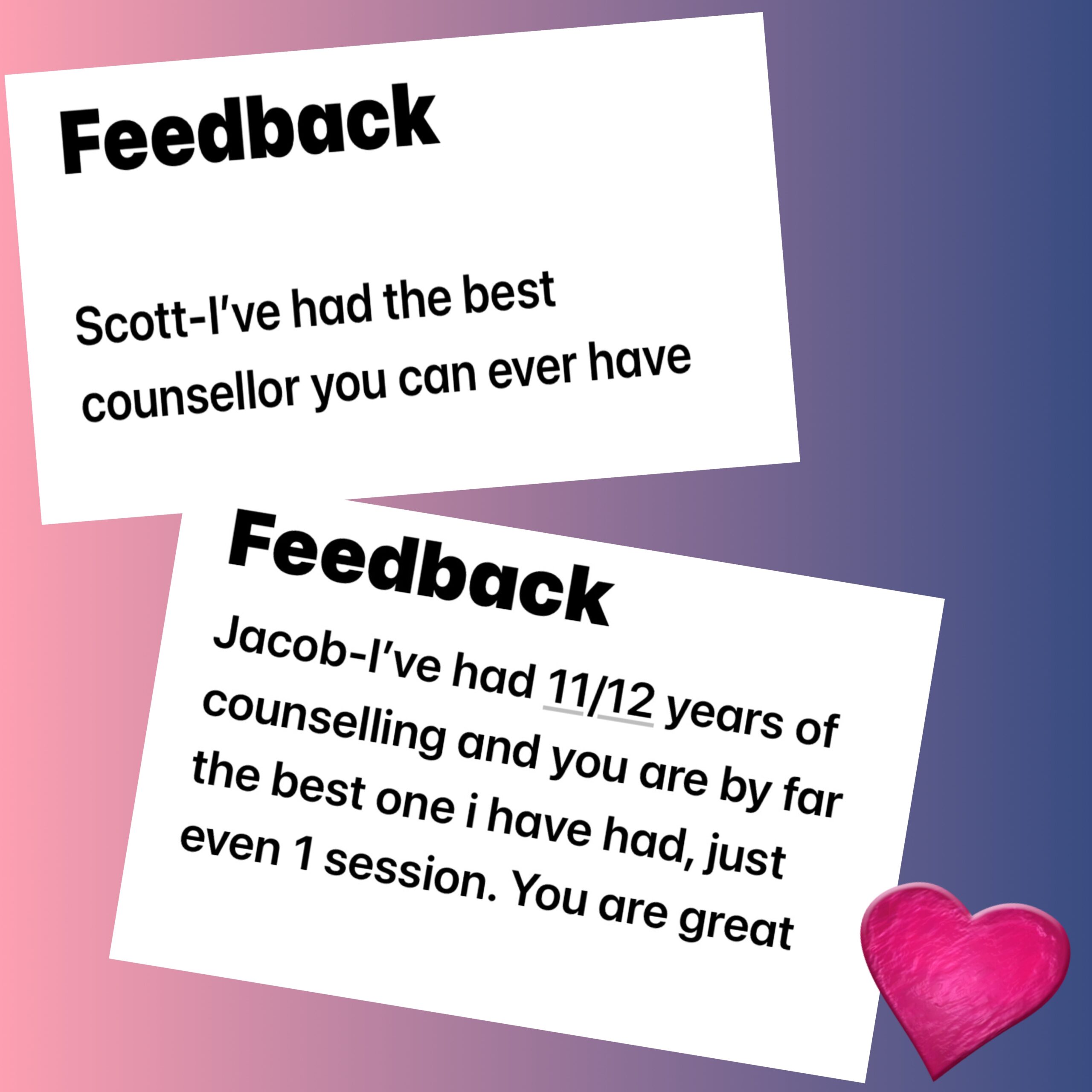 Testimonial - Counselling - Scott - Jacob