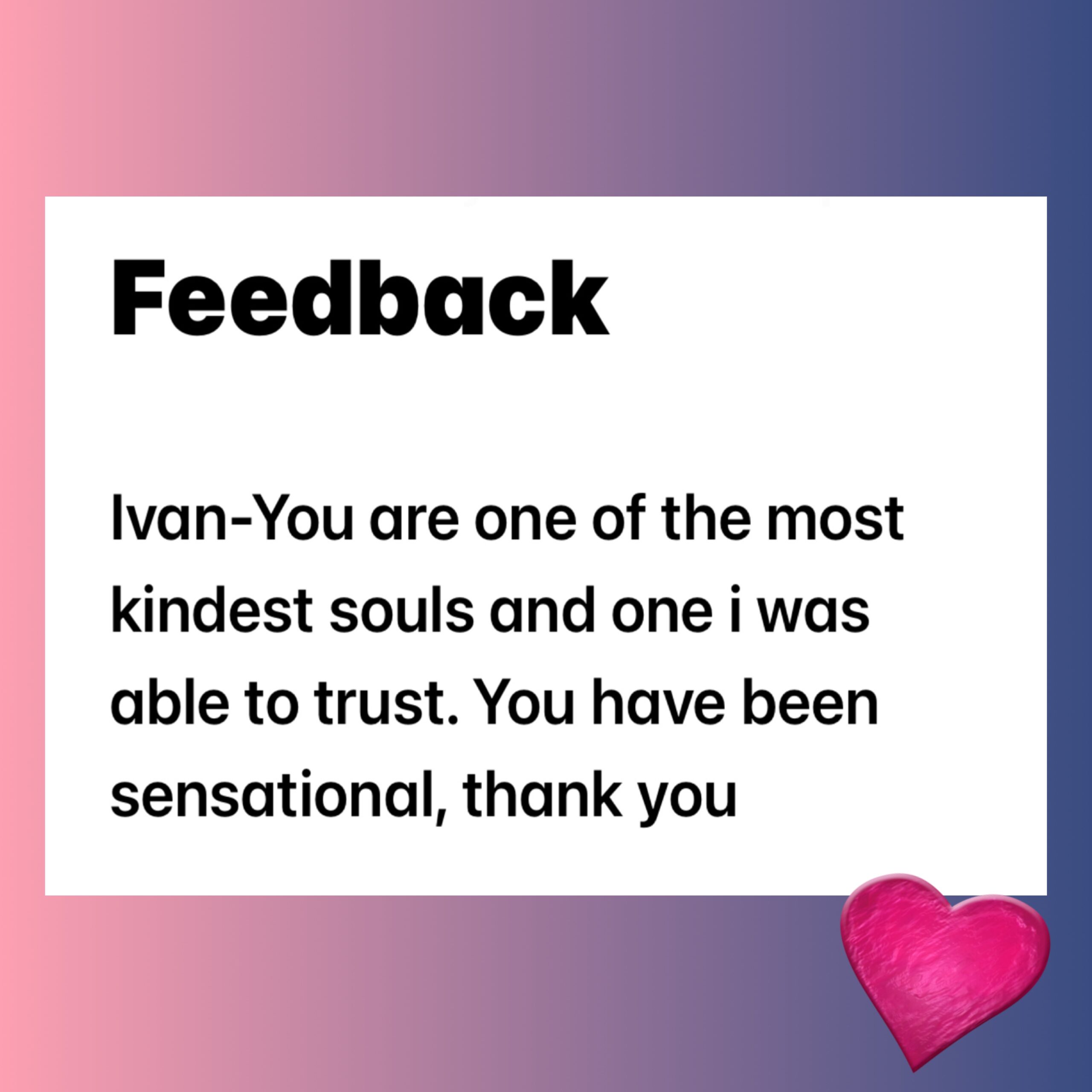 Testimonial - Counselling - Ivan