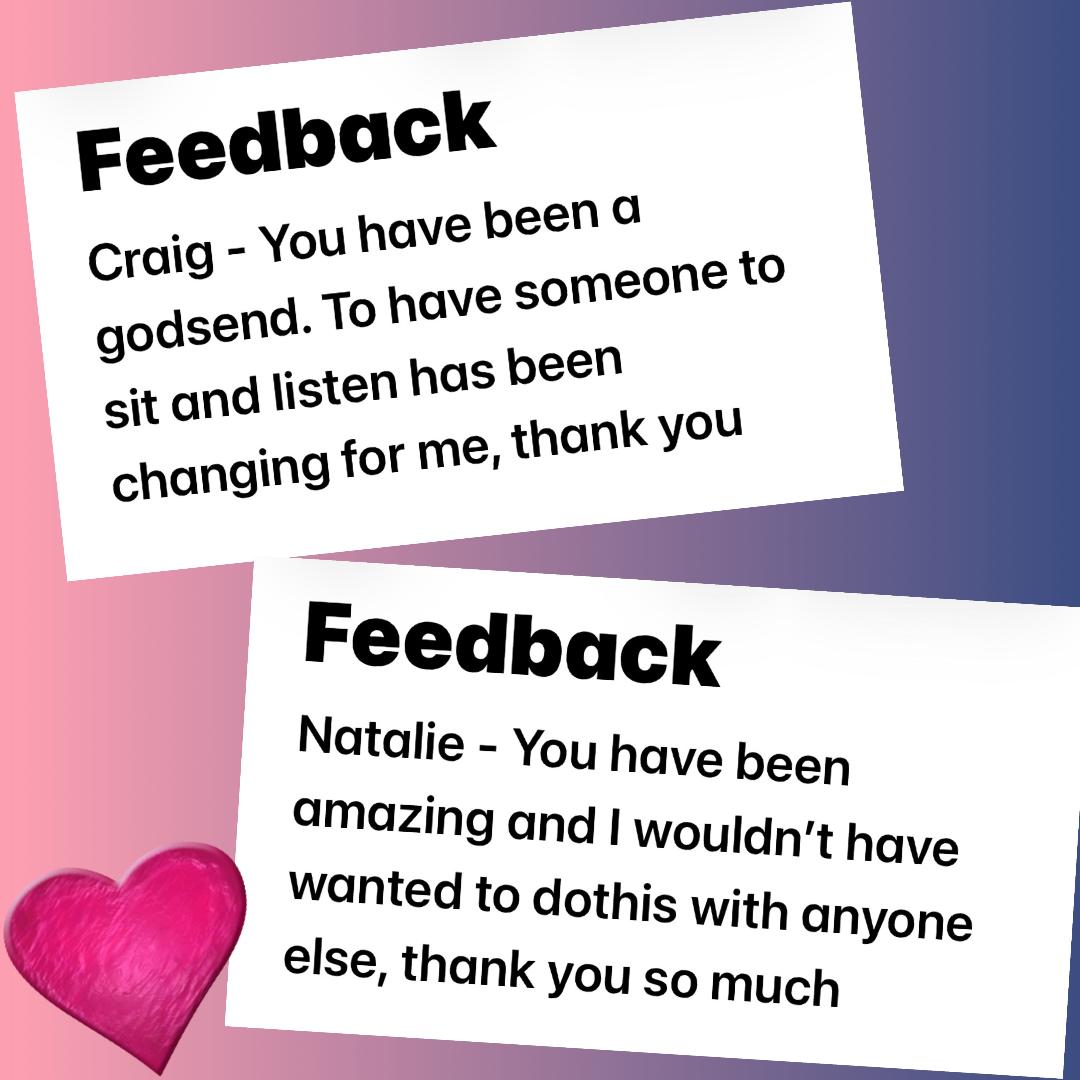 Testimonial - Counselling - Craig - Natalie